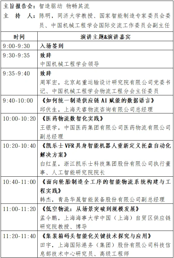 智能物流发展论坛通知（第二轮）