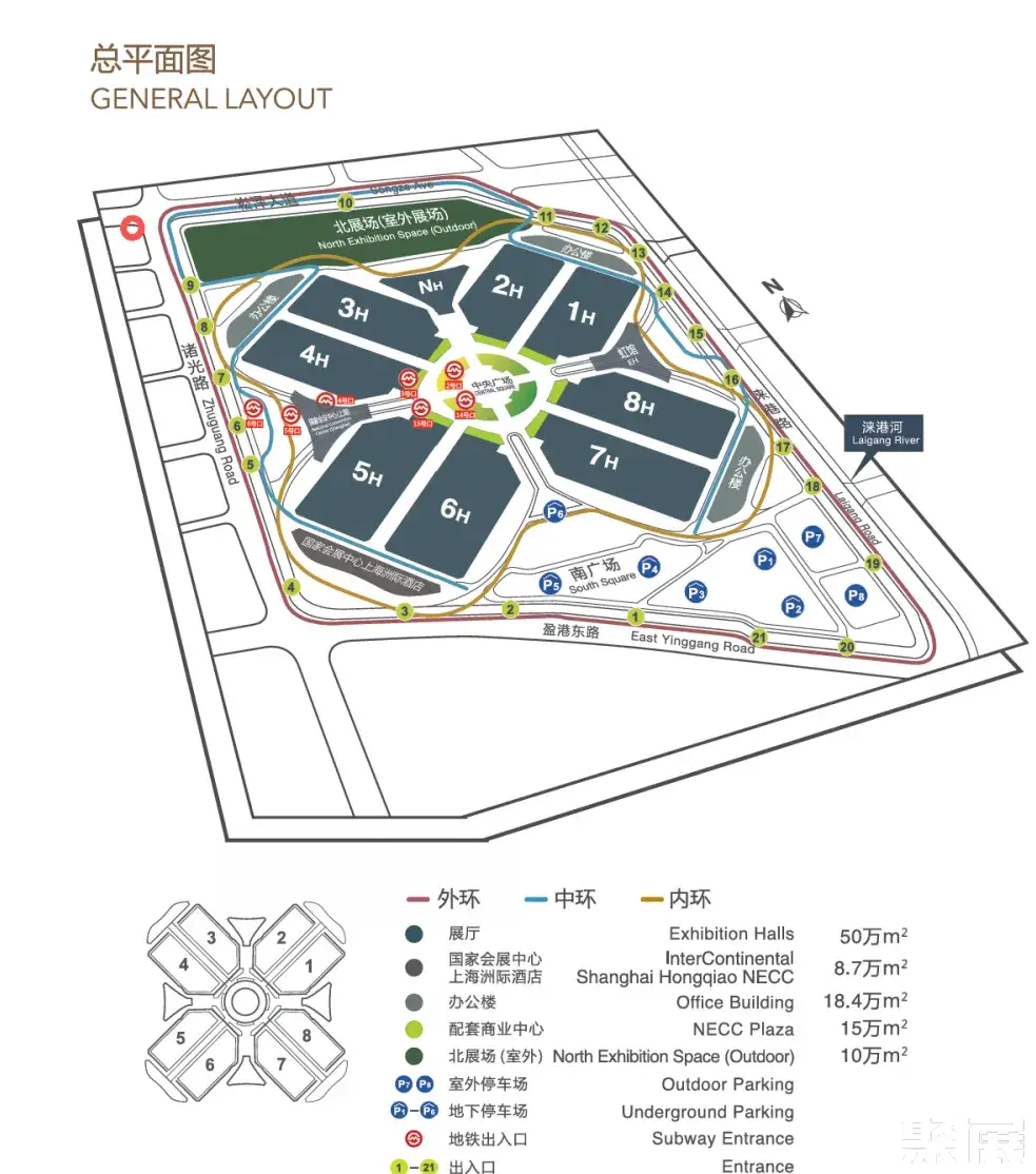 上海模具展展馆平面图