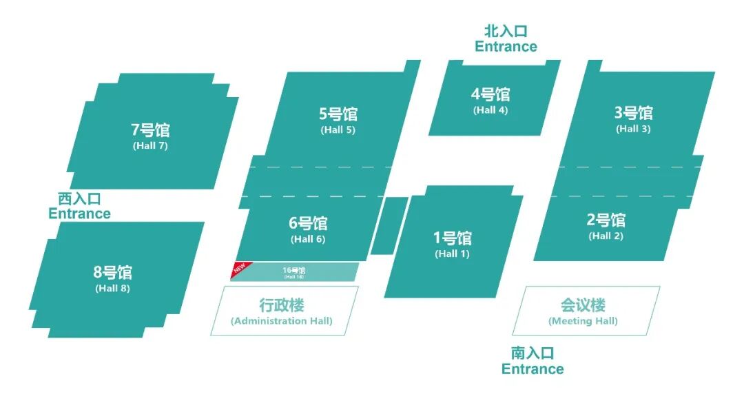 宁波汽配展展馆平面图