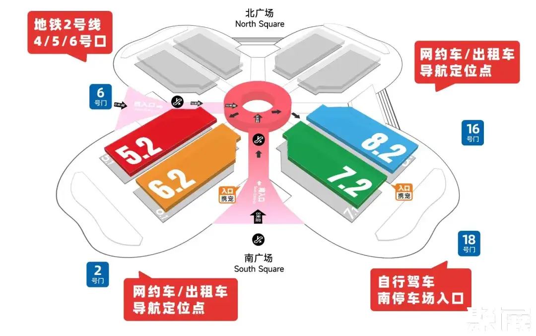 它博会展馆平面图